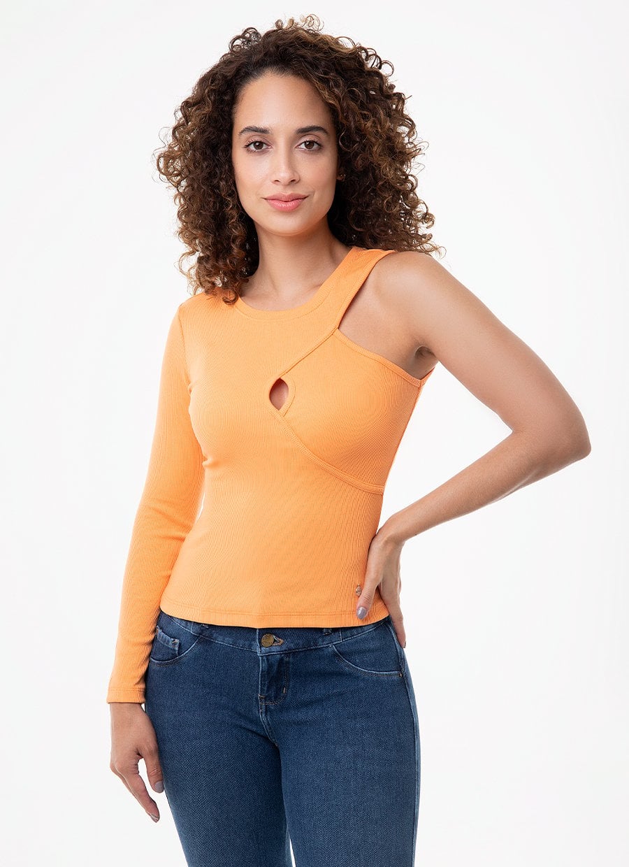 POLOS RIB LYCRADO MUJER ELISEA - 1