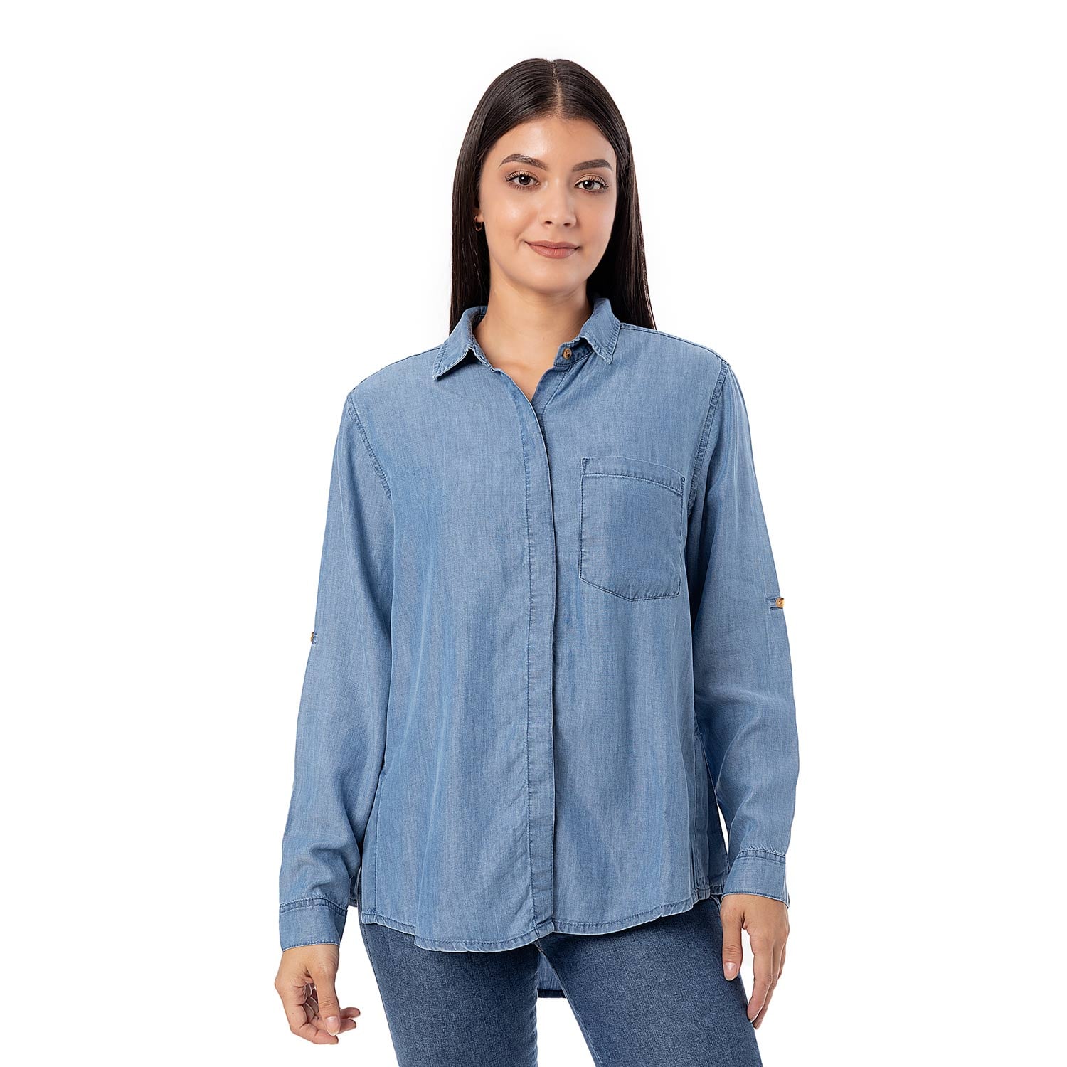 BLUSA DENIM MUJER PIONIER KHELEYA - 1