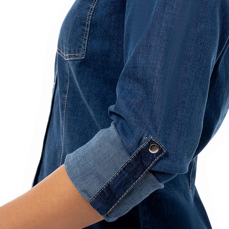 BLUSAS DENIM MUJER ORIS - 5