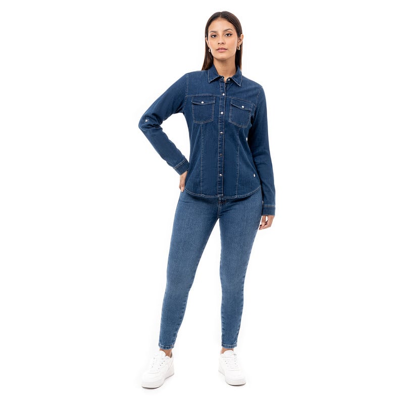 BLUSAS DENIM MUJER ORIS - 6