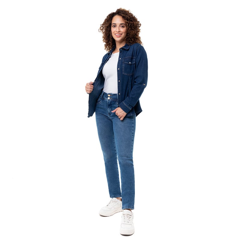 BLUSAS DENIM MUJER ORIS - 7