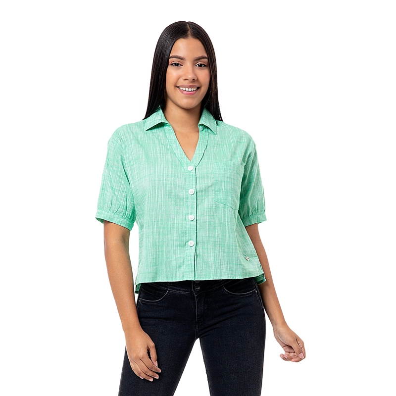 BLUSAS MODA LINO PARA MUJER NIREYA - 1