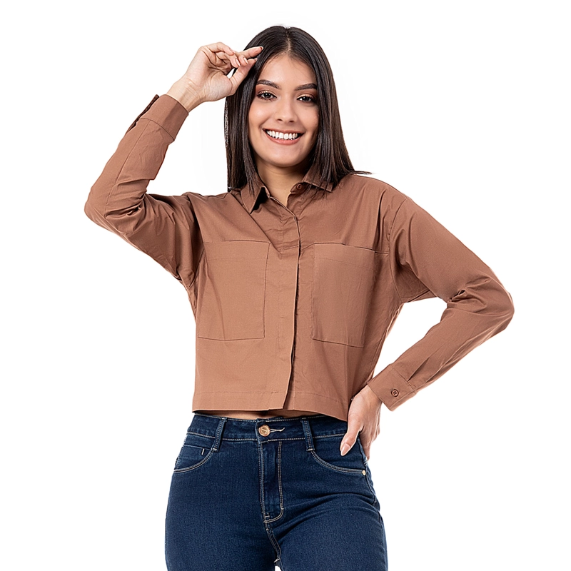 BLUSAS MODA POPELINA PARA MUJER OFHELIA - 1