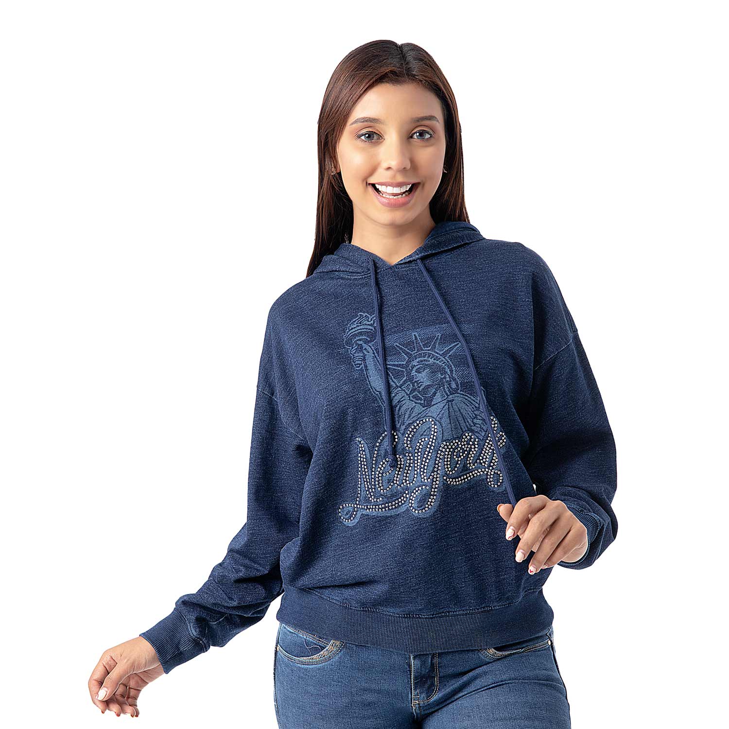 POLERA FRENCH TERRY MUJER LALIBERTY_S