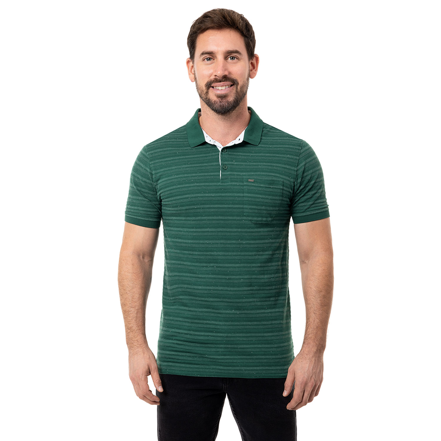 POLO CAMISERO JERSEY PARA HOMBRE LUQA - 1
