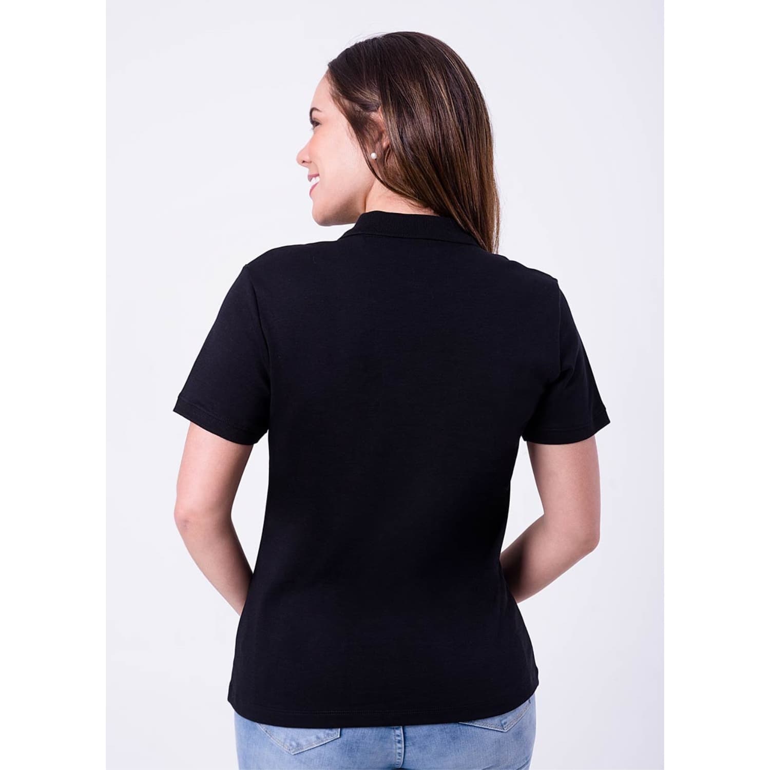 POLO MANGA CORTA GAMUZA PIMA MUJER PIONIER BOX OLENKA - 3