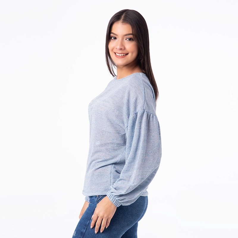 POLO MODA FRENCH TERRY PARA MUJER GRISSLI_S