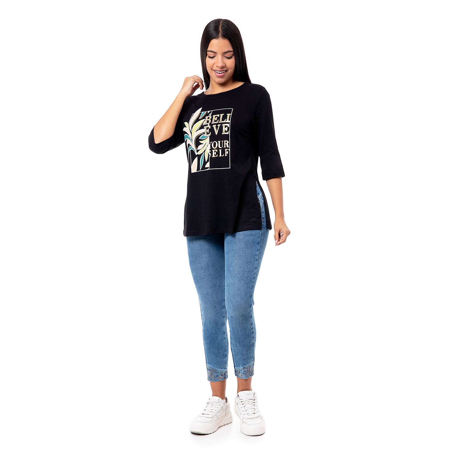 POLO MUJER PIONIER NEGRO LISBET MODA JERSEY - 6