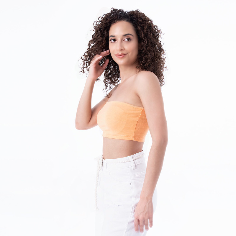 TOPS STRAPLESS ELDA RIB LYCRADO MUJER - 2