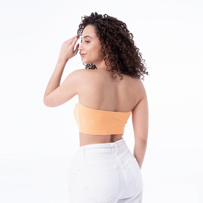 TOPS STRAPLESS ELDA RIB LYCRADO MUJER - 3