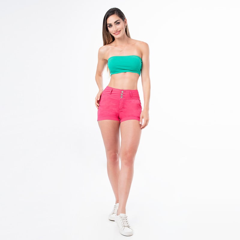 TOPS STRAPLESS ELDA RIB LYCRADO MUJER - 4