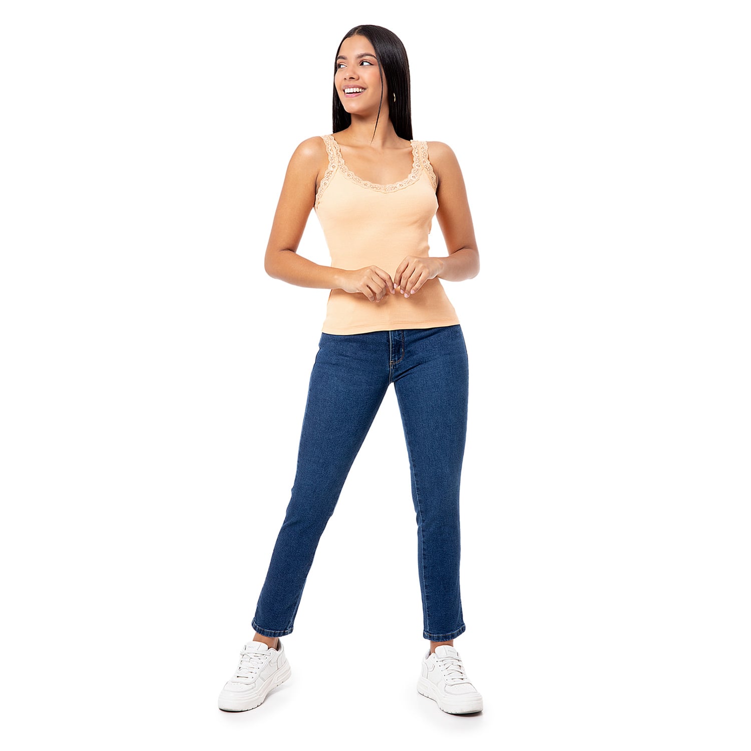 TOPS BASICO AIDYN RIB LYCRADO MUJER - 6