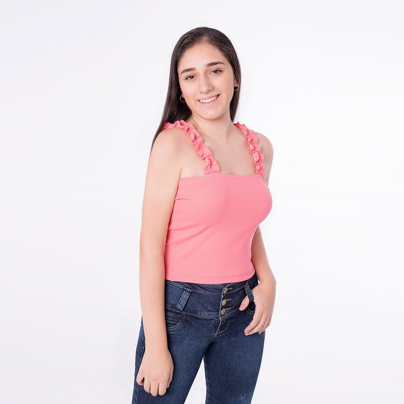 TOPS TIRAS JULIANY_S RIB LYCRADO MUJER