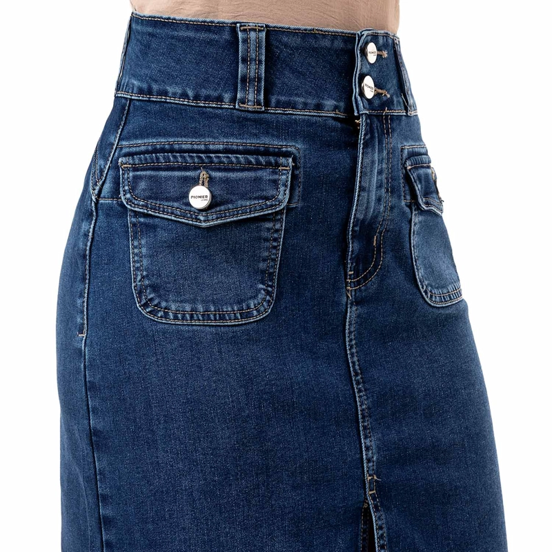 FALDAS DENIM STRETCH MUJER KERIH PIONIER - 5