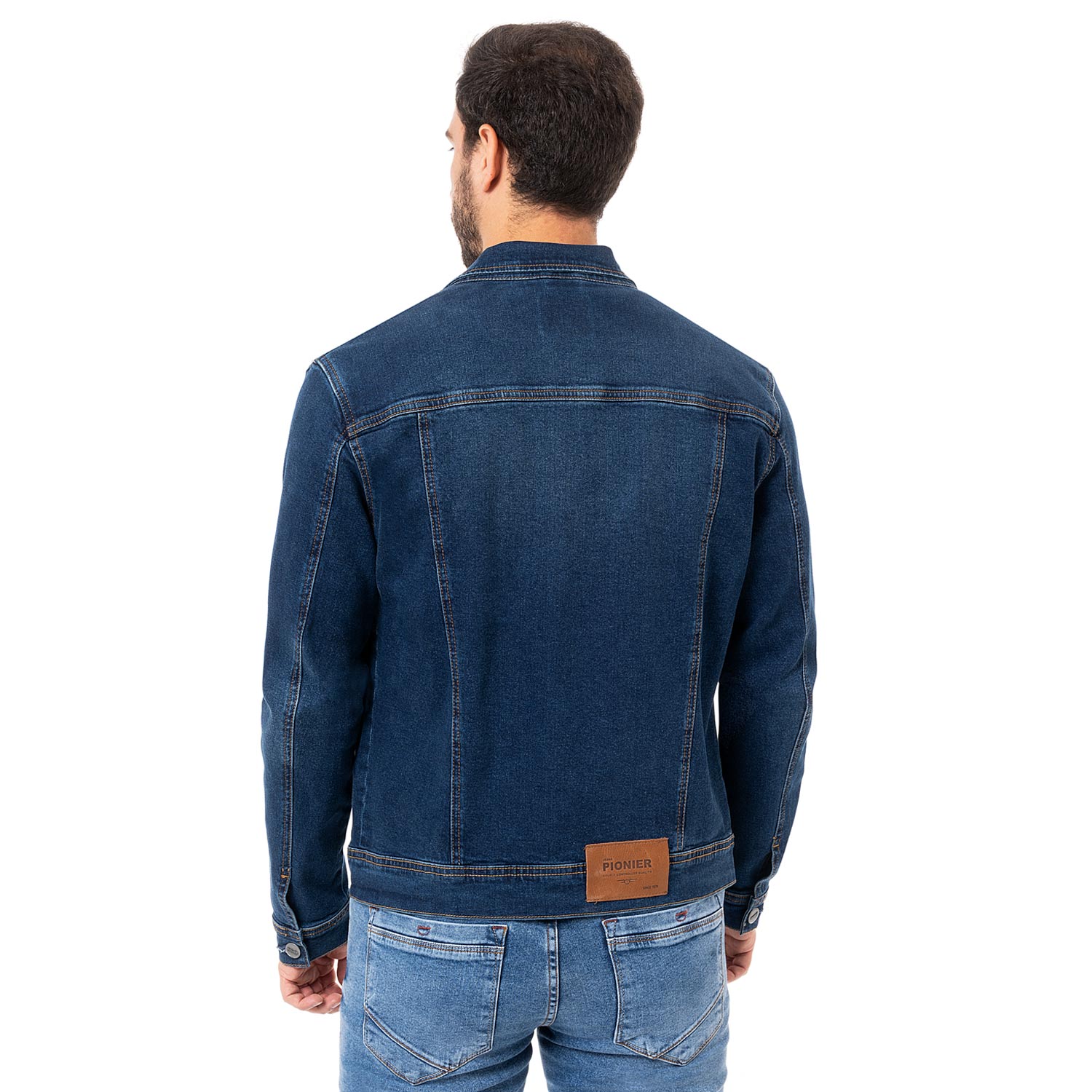 CASACA DENIM STRETCH HOMBRE KHENAT - 2