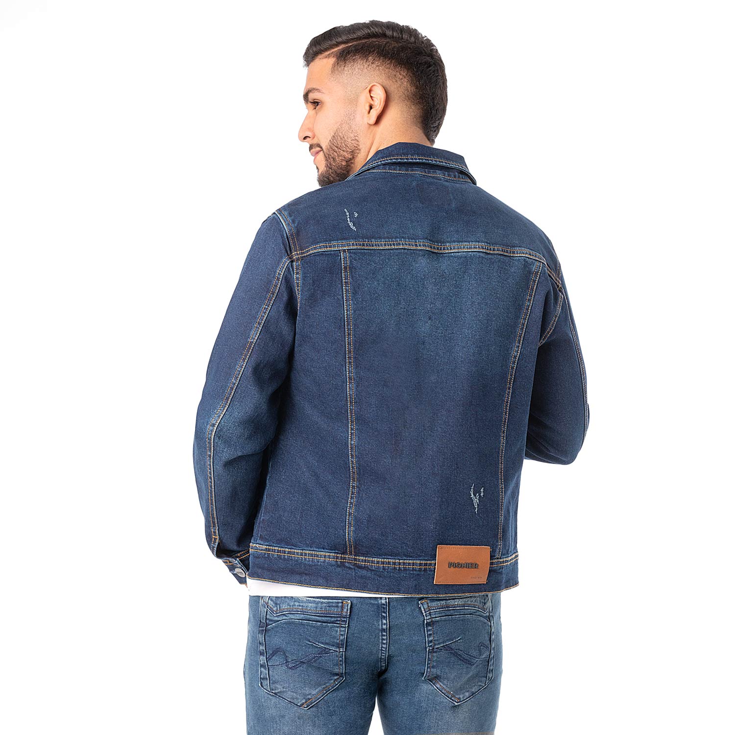 CASACA DENIM STRETCH HOMBRE KHENAT - 3