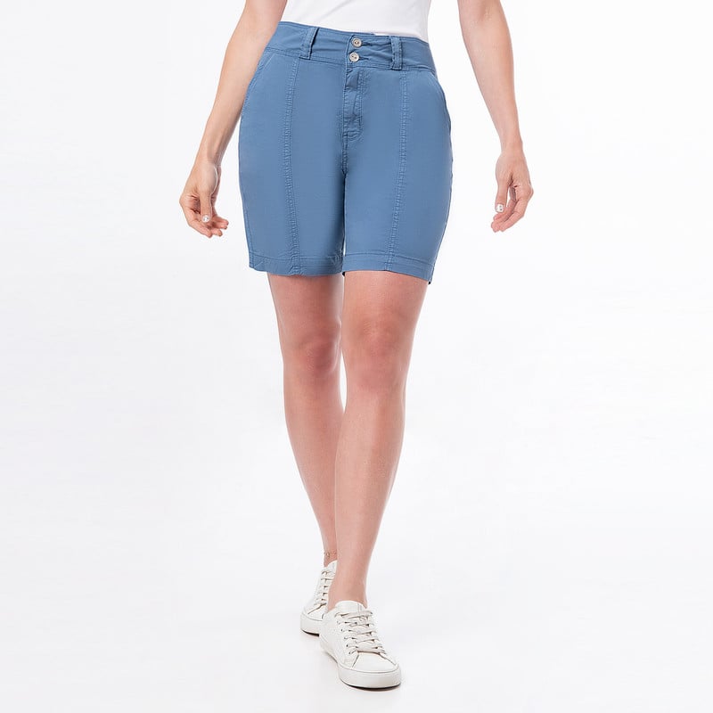 SHORTS BERMUDA SERIT TAFETA MUJER - 2
