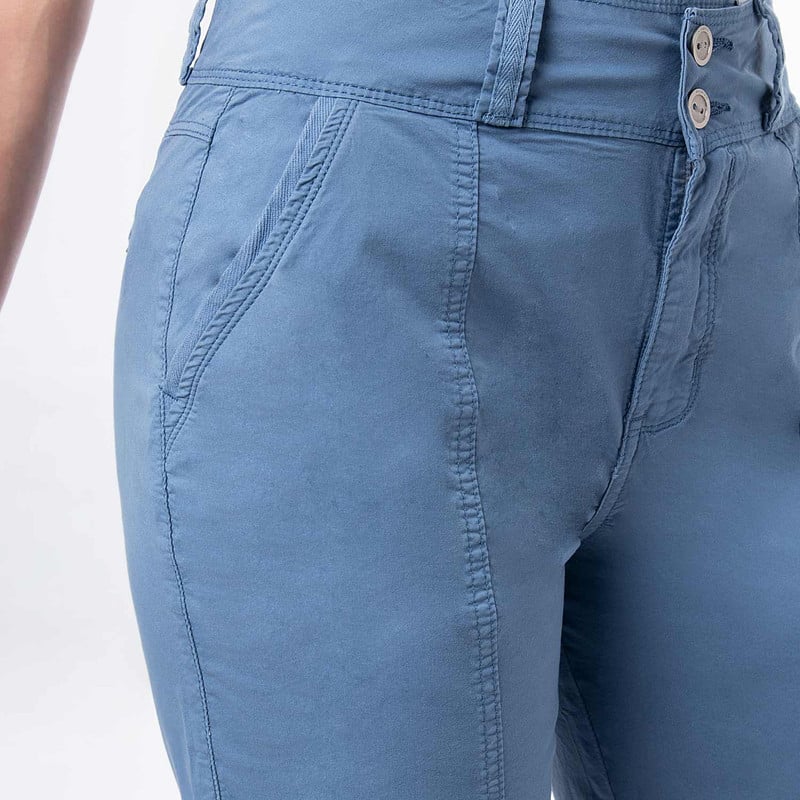 SHORTS BERMUDA SERIT TAFETA MUJER - 5