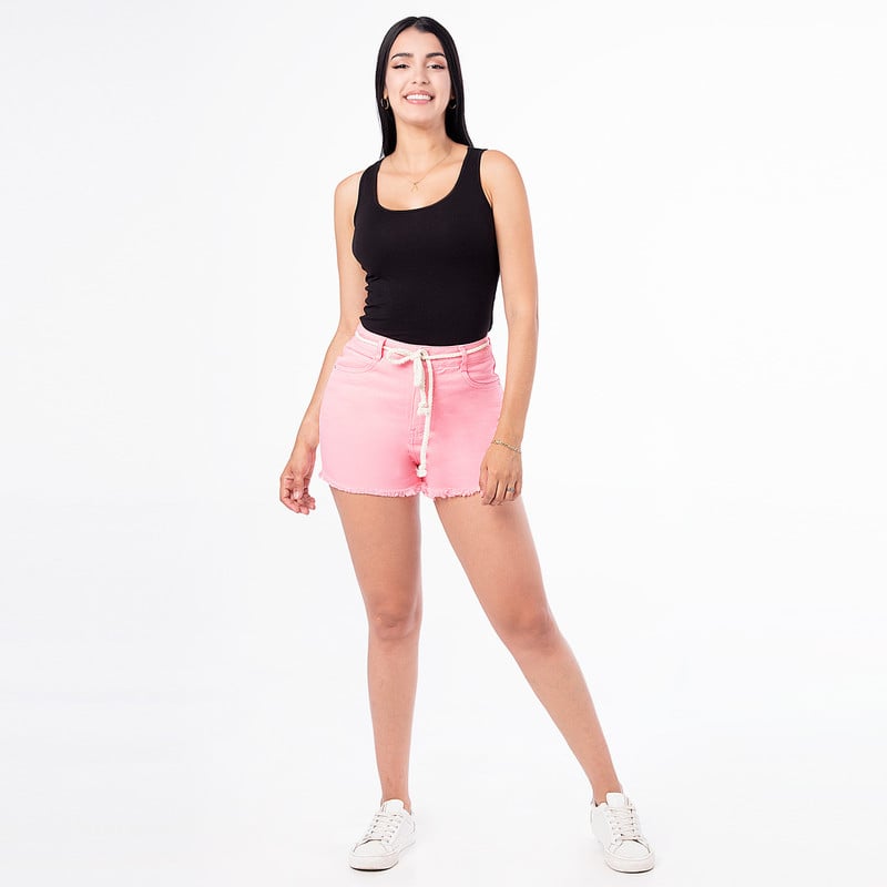 SHORTS SHORT YEYCA DRILL DRILL MUJER - 1
