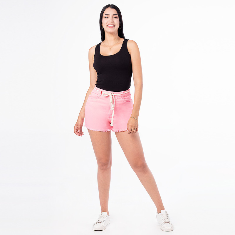 SHORTS SHORT YEYCA DRILL DRILL MUJER - 1