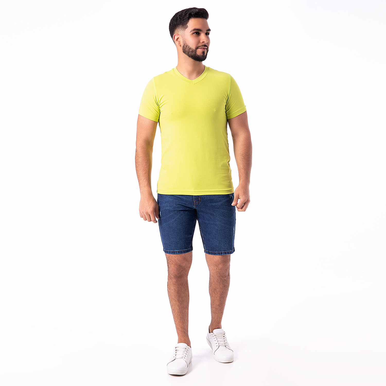 SHORTS BASICO NEW JOURSH DENIM. DENIM STRETCH HOMBRE - 1
