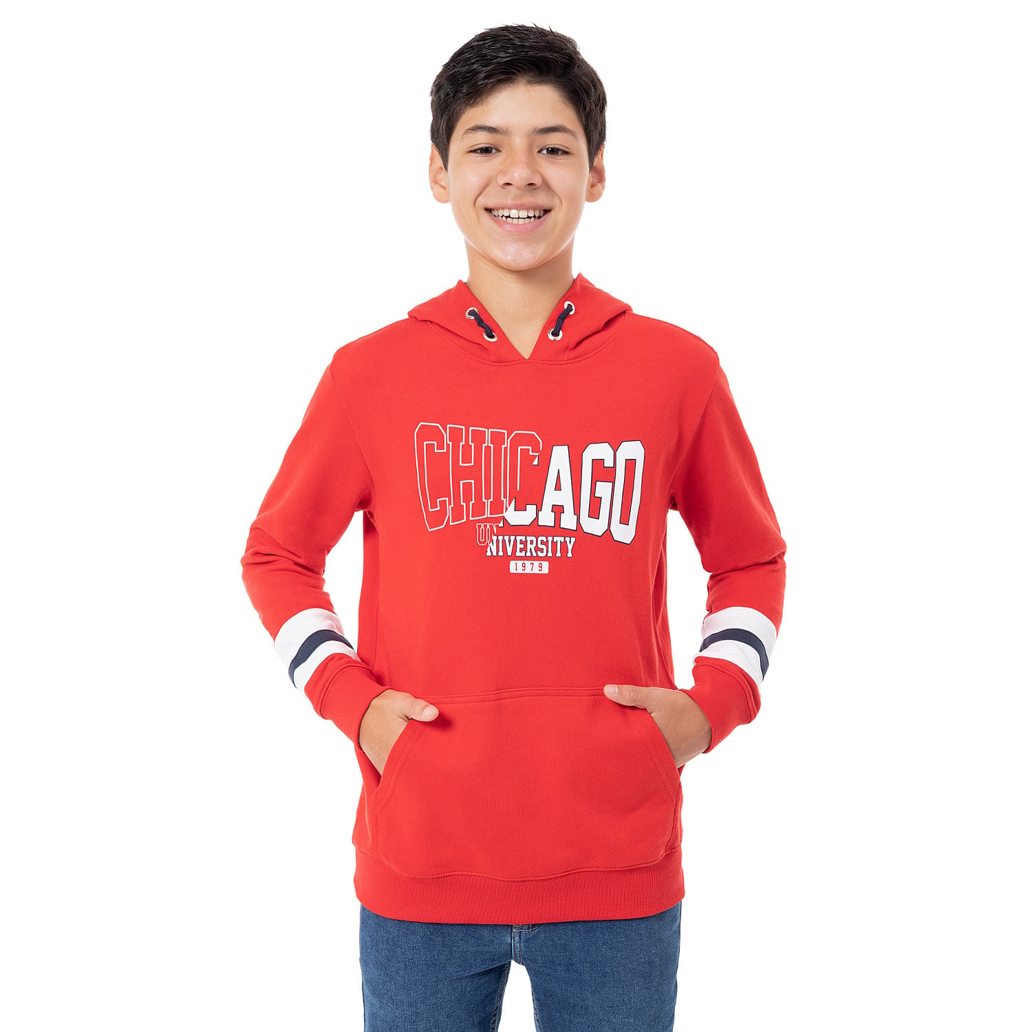 POLERA FRENCH TERRY NIÑO CHIKAGO - 1