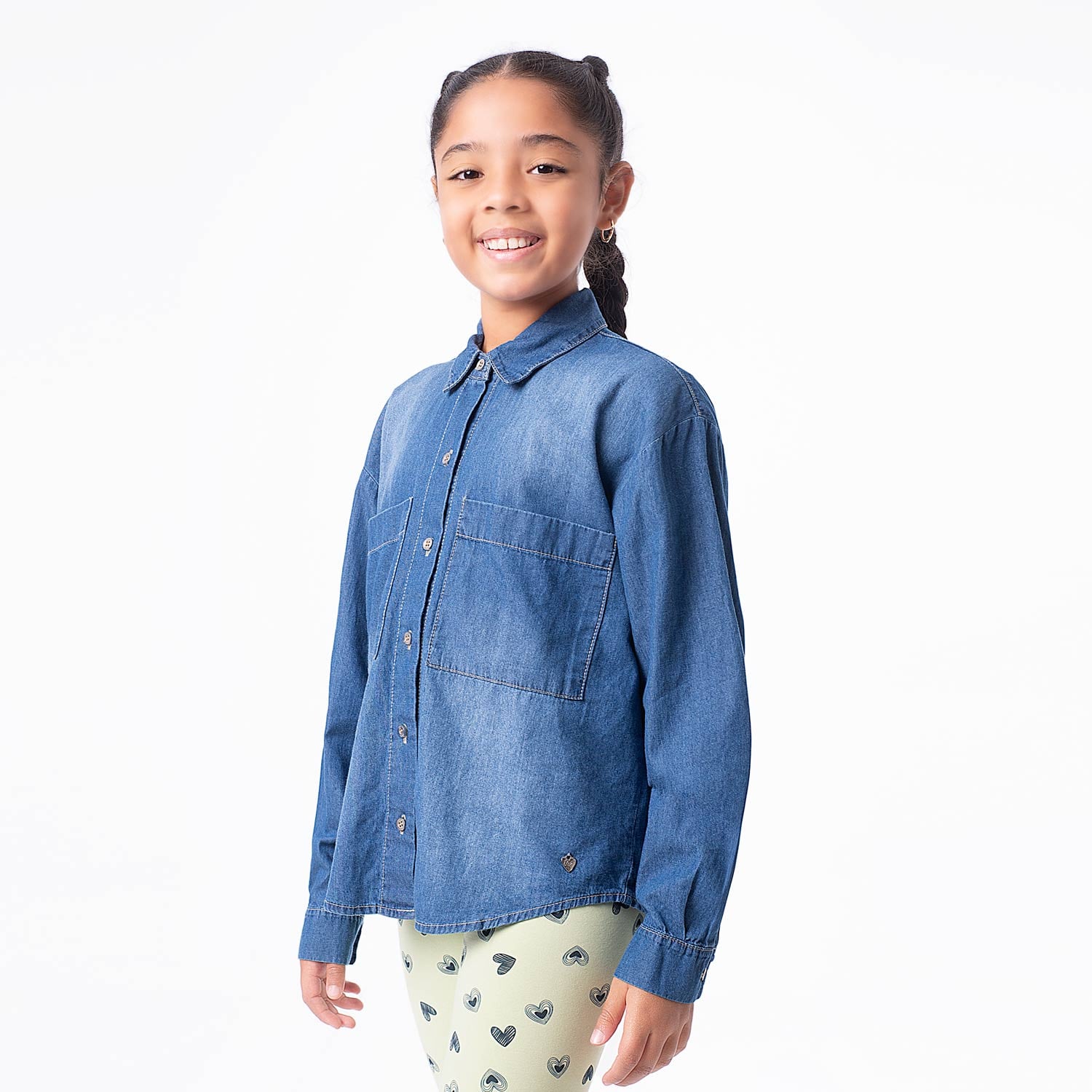 BLUSAS MODA DENIM PARA NIÑA CHLOE - 2