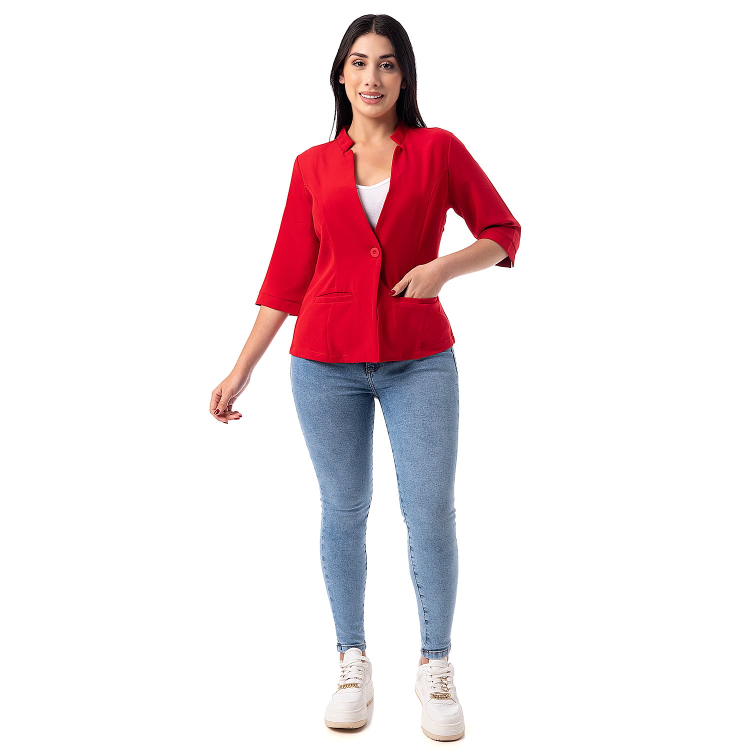 CASACA POPELINA STRETCH MUJER PIONIER SAYRI_S