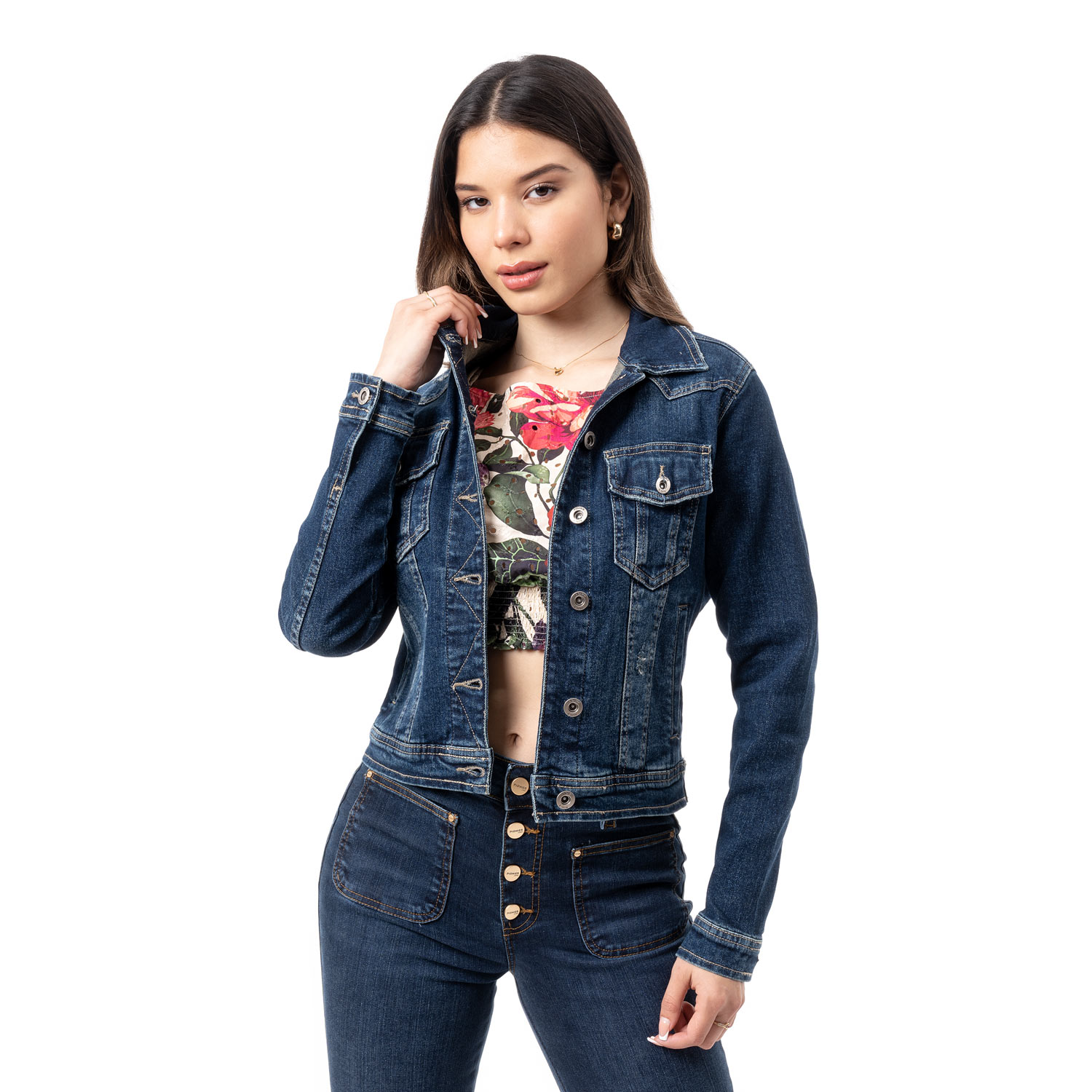 CASACAS DENIM STRETCH MUJER SKARLETH - 1