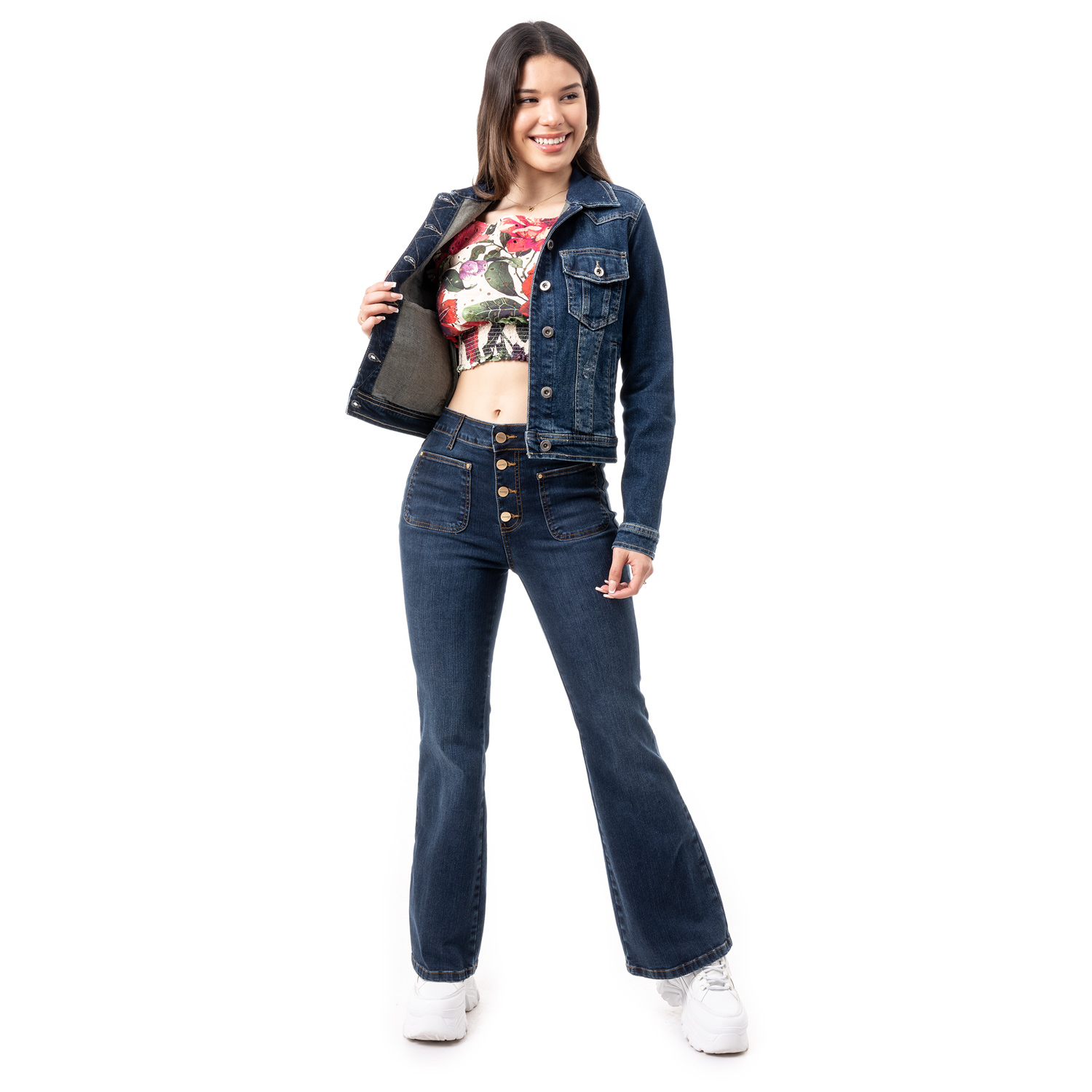 CASACAS DENIM STRETCH MUJER SKARLETH - 5