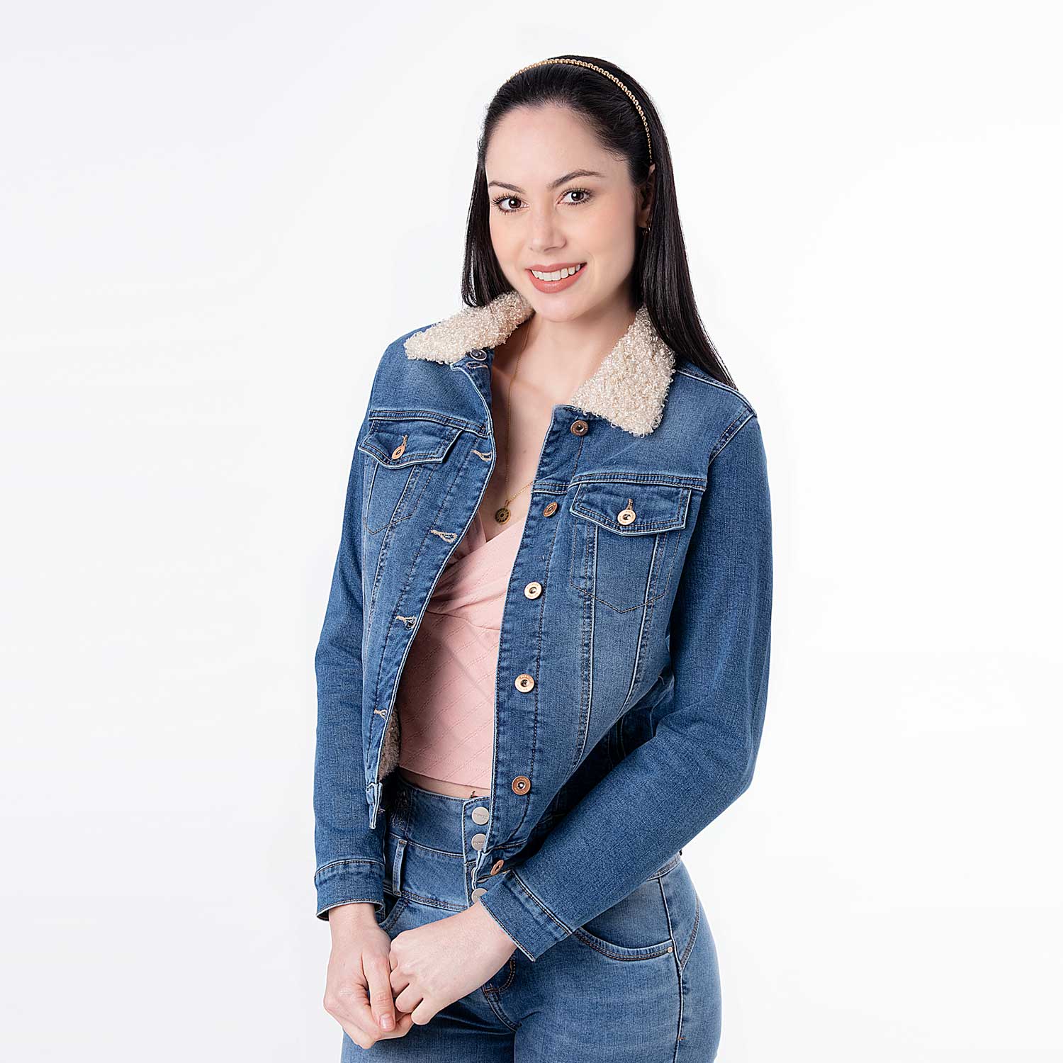 CASACA MUJER PIONIER ZARYM DENIM STRETCH - 2