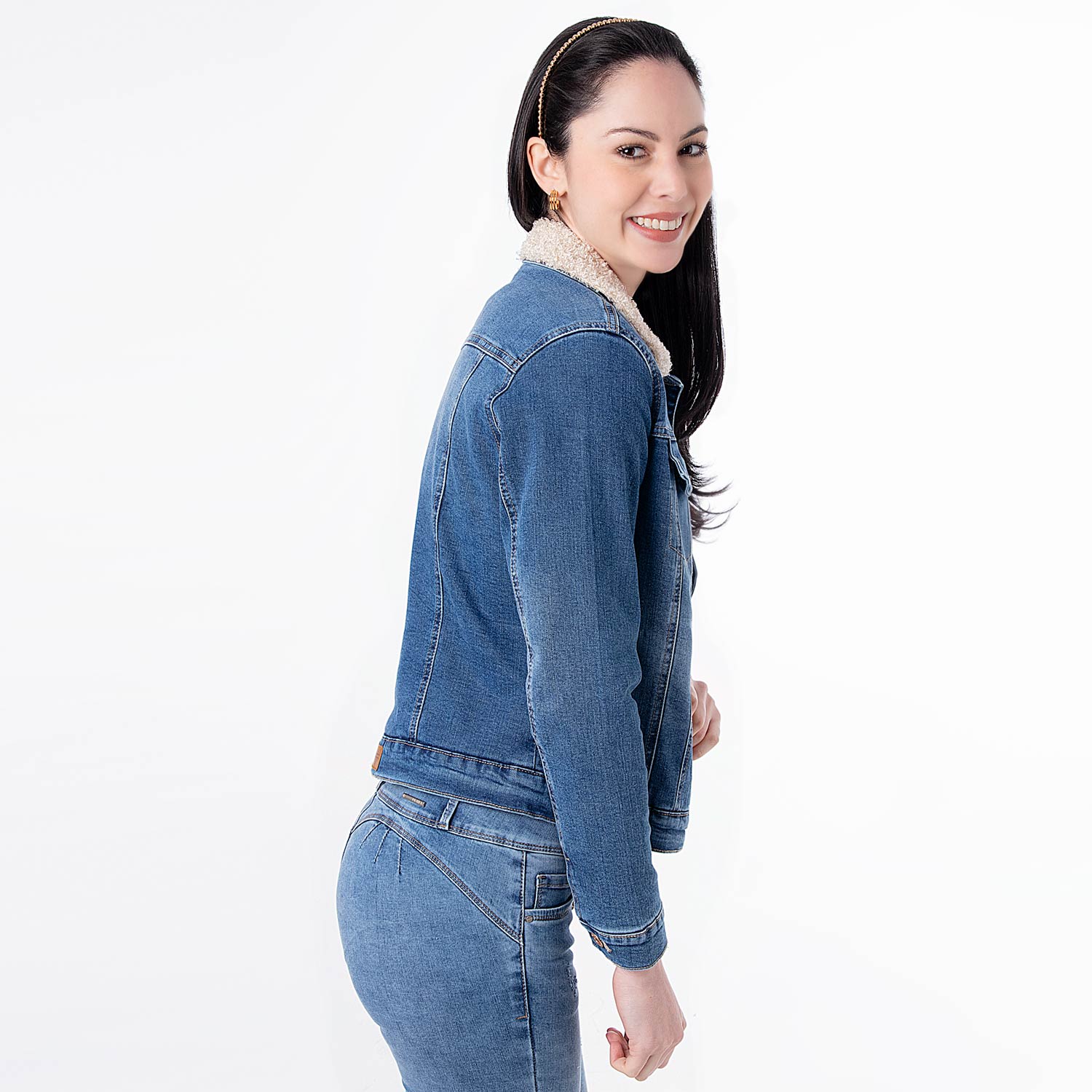 CASACA MUJER PIONIER ZARYM DENIM STRETCH - 3