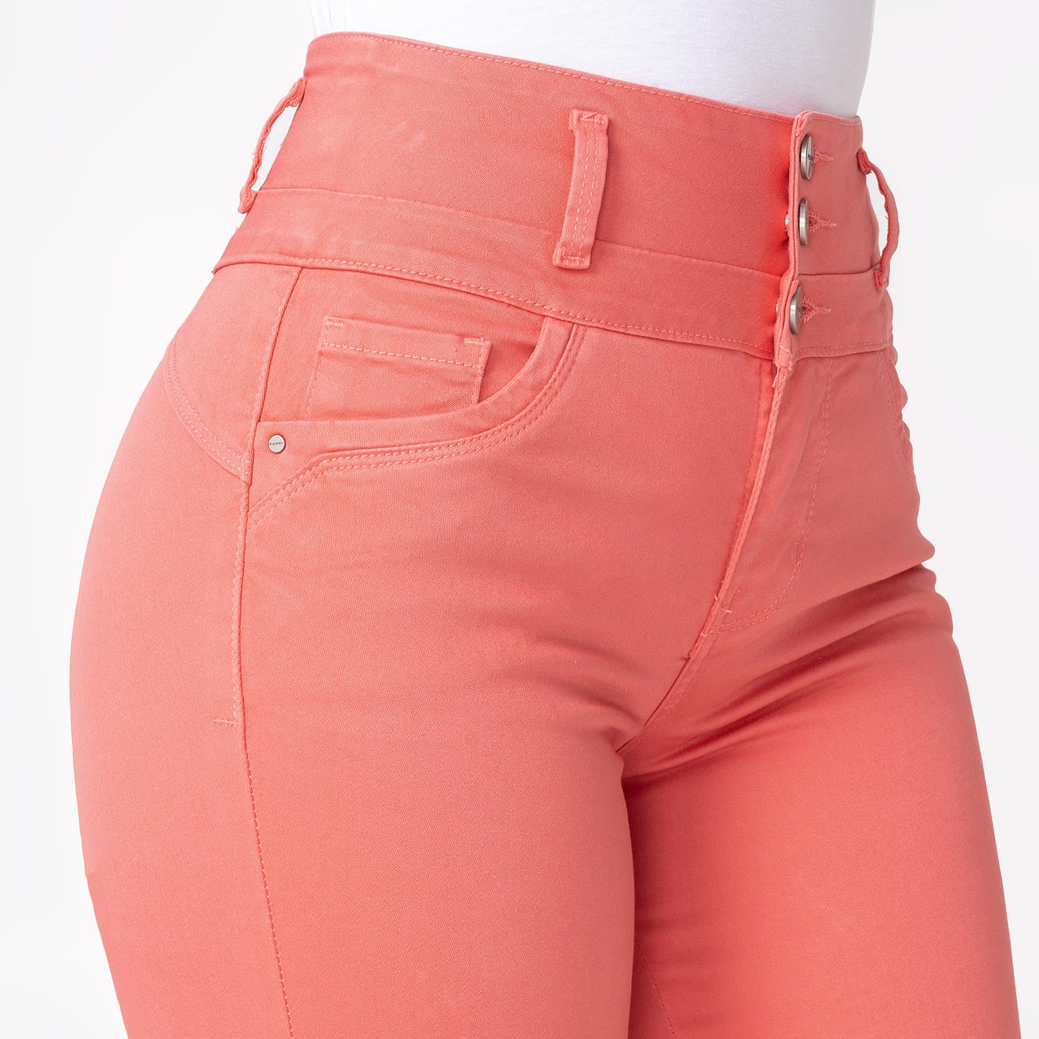 PANTALÓN PITILLO DRILL STRETCH MUJER PIONIER LERYN - 4