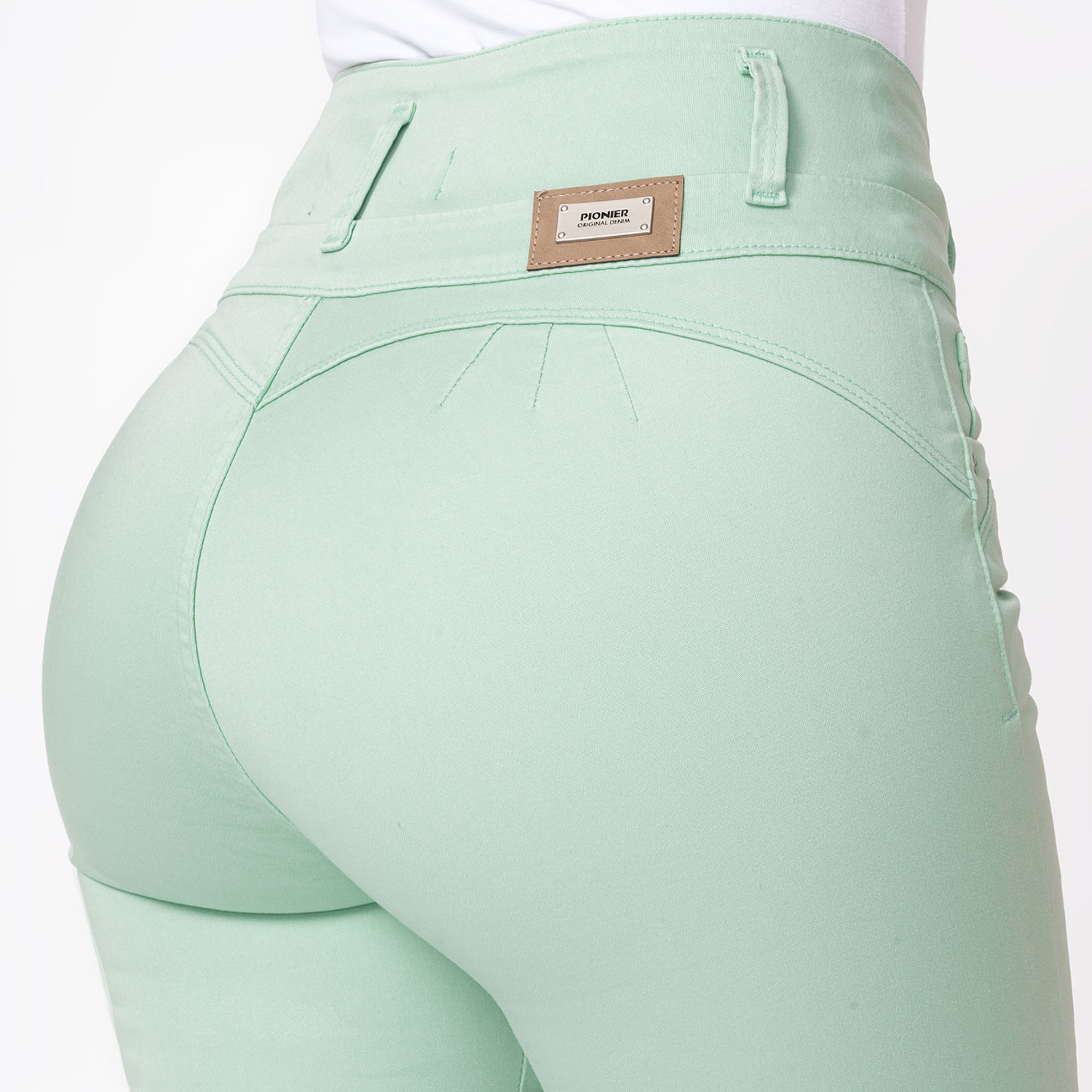 PANTALÓN PITILLO DRILL STRETCH MUJER PIONIER LERYN - 5