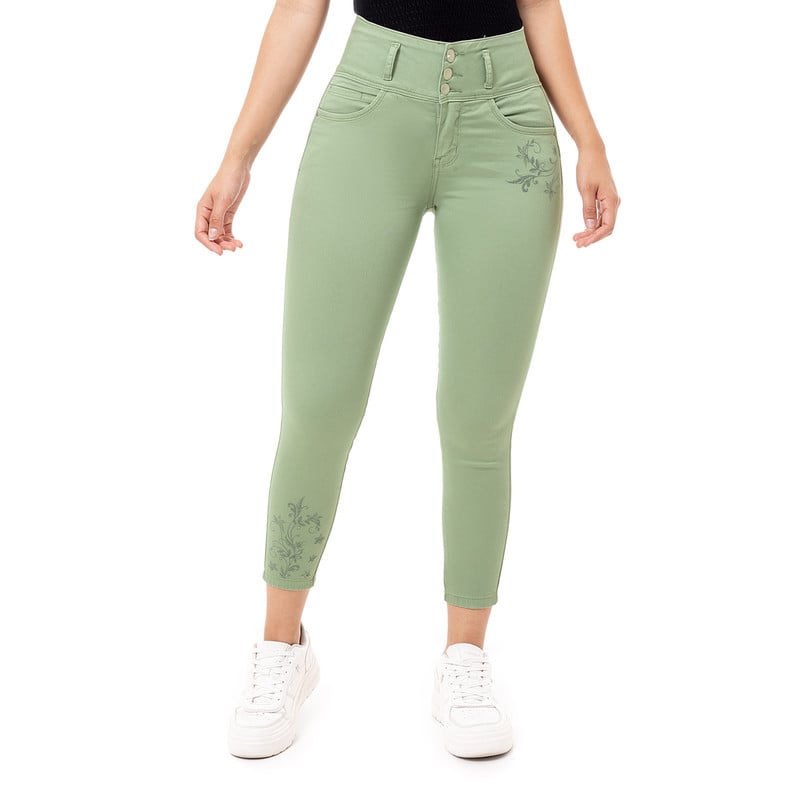 PANTALON MODA AMBELL DRILL STRETCH MUJER - 2