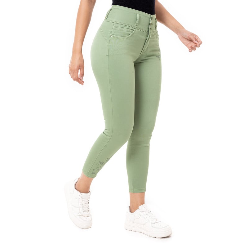 PANTALON MODA AMBELL DRILL STRETCH MUJER - 3