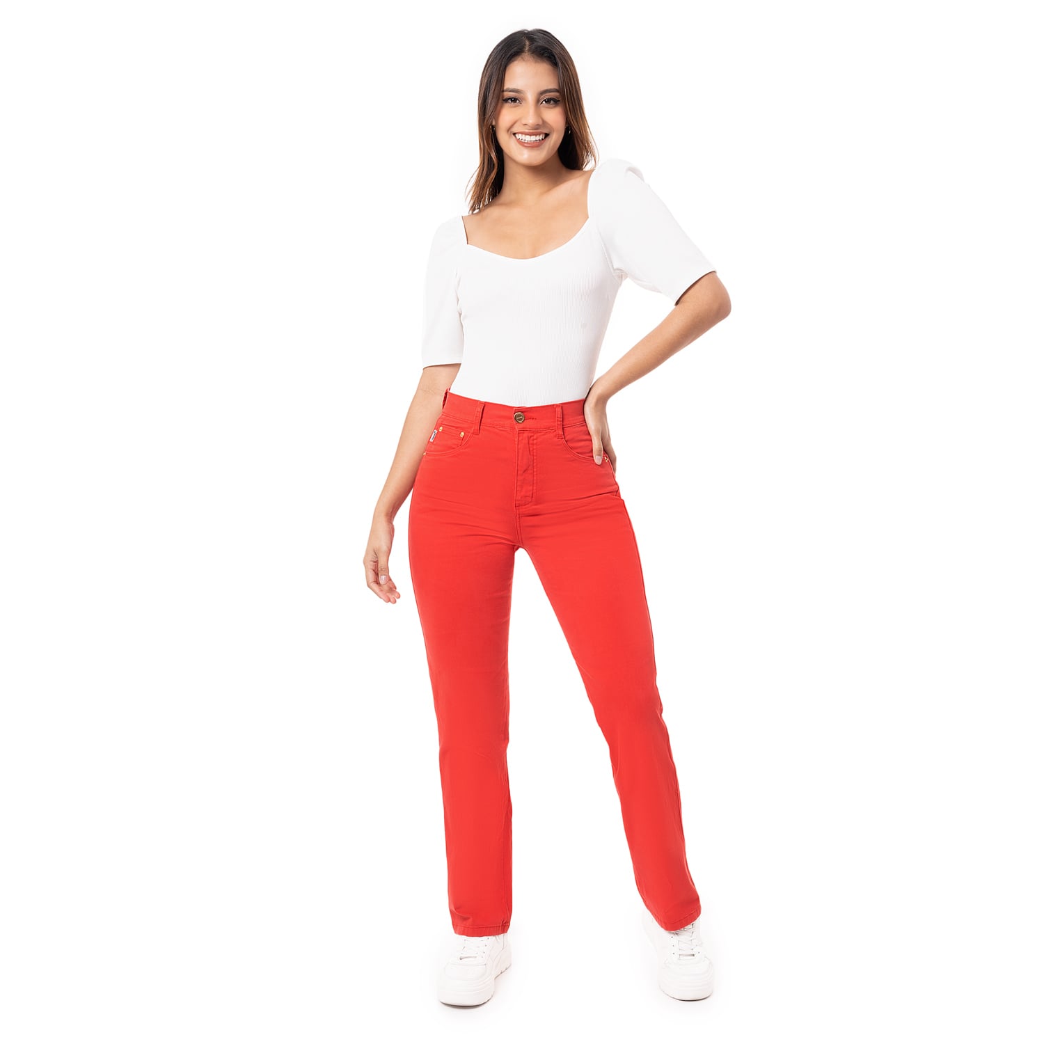 PANTALON DRILL STRETCH MUJER DIANA TEN - 1