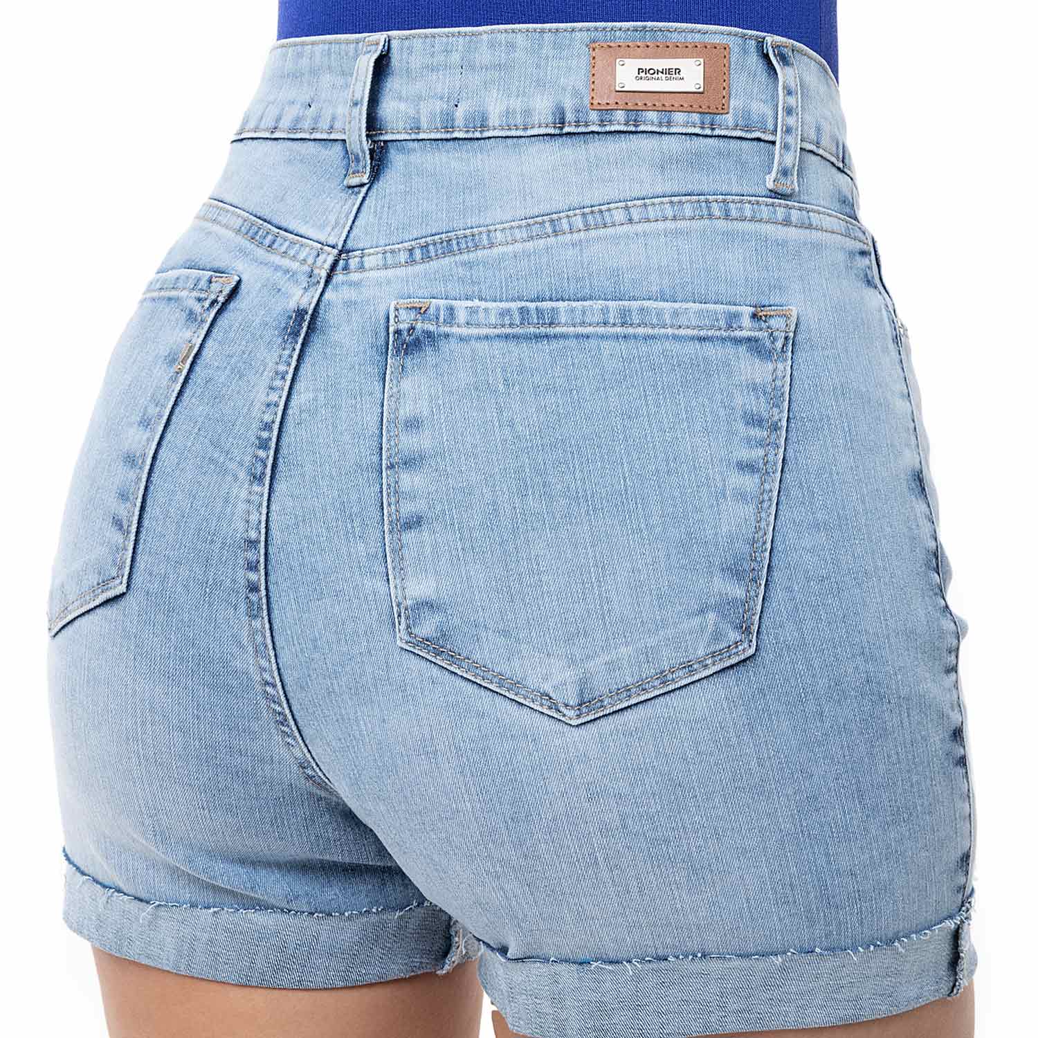 SHORT DENIM STRETCH MUJER PIONIER MARIHAM - 5