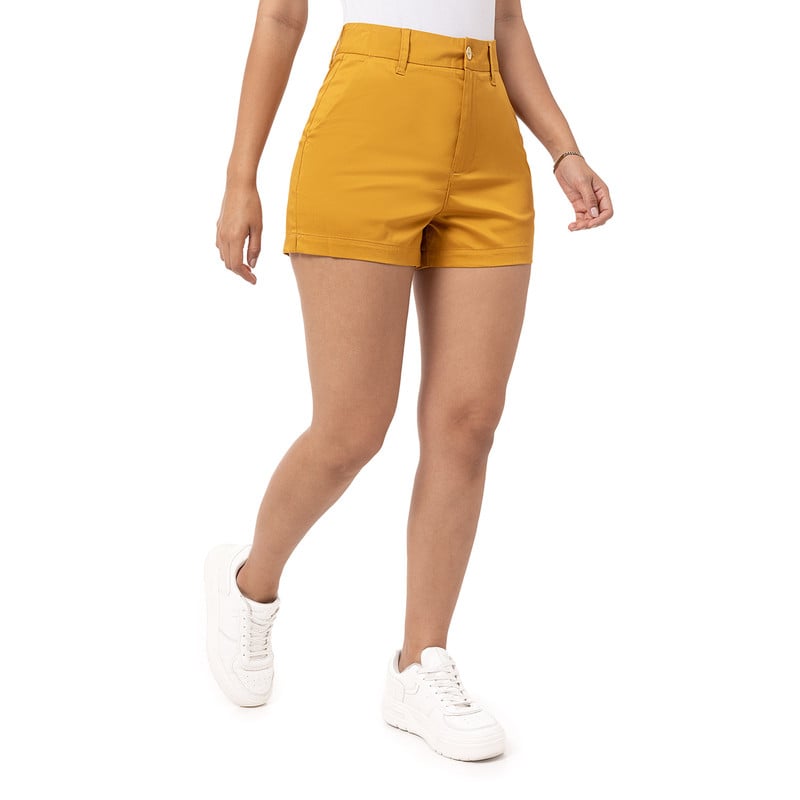 SHORTS SHORT MYLA DRILL STRETCH MUJER - 3