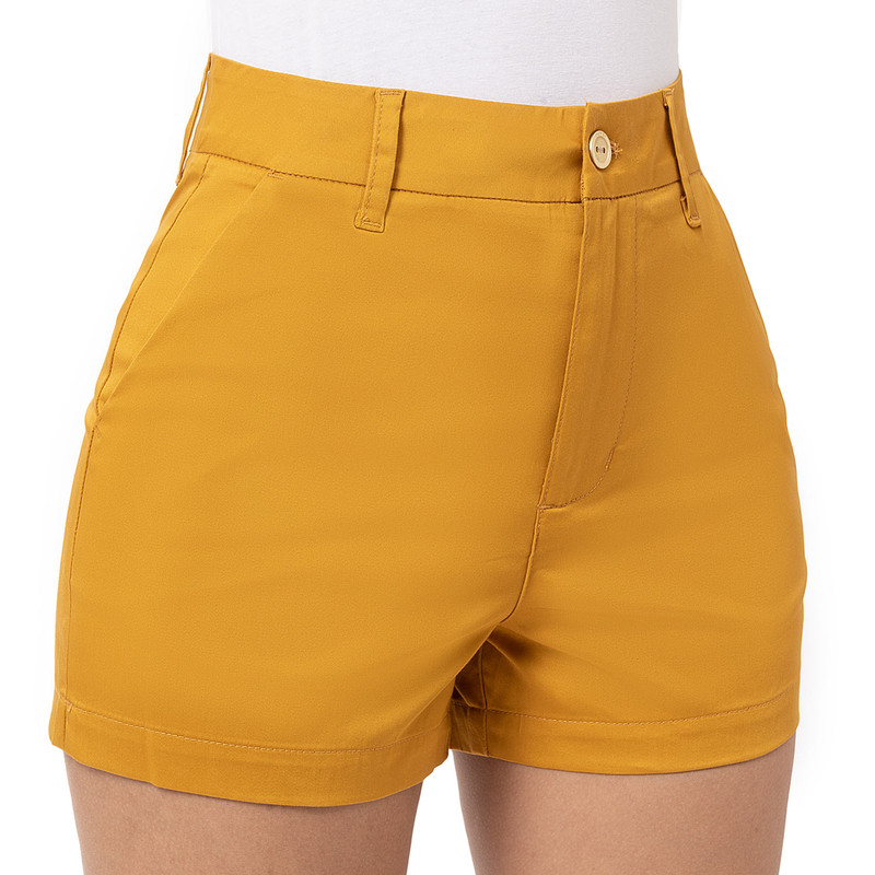 SHORTS SHORT MYLA DRILL STRETCH MUJER - 5