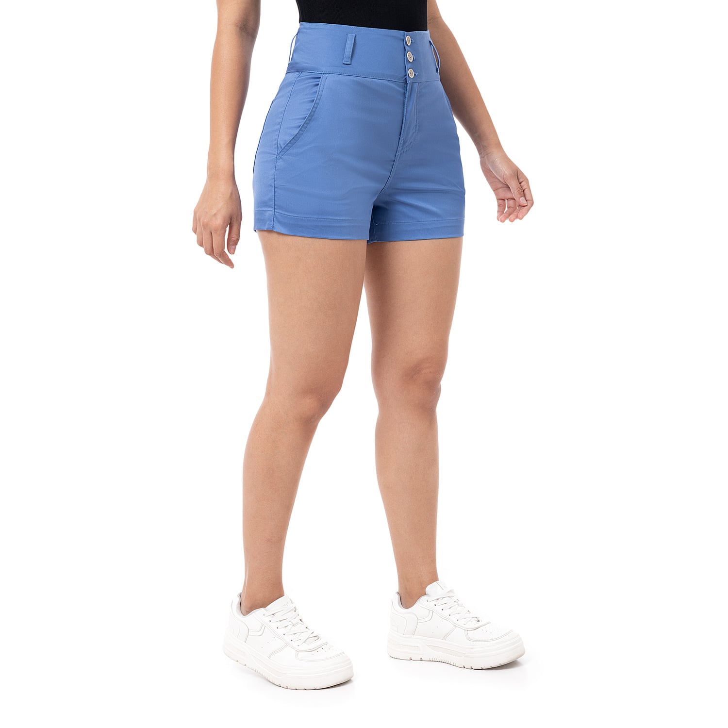 SHORTS SHORT LITA DRILL STRETCH MUJER - 3