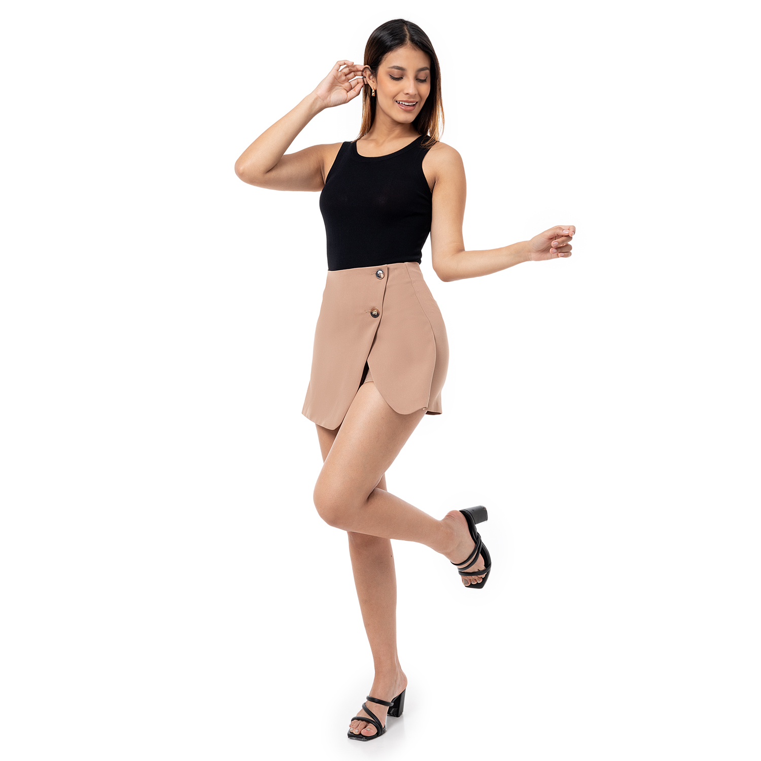 MINI SHORT SASTRE MUJER PIONIER LHISA - 1