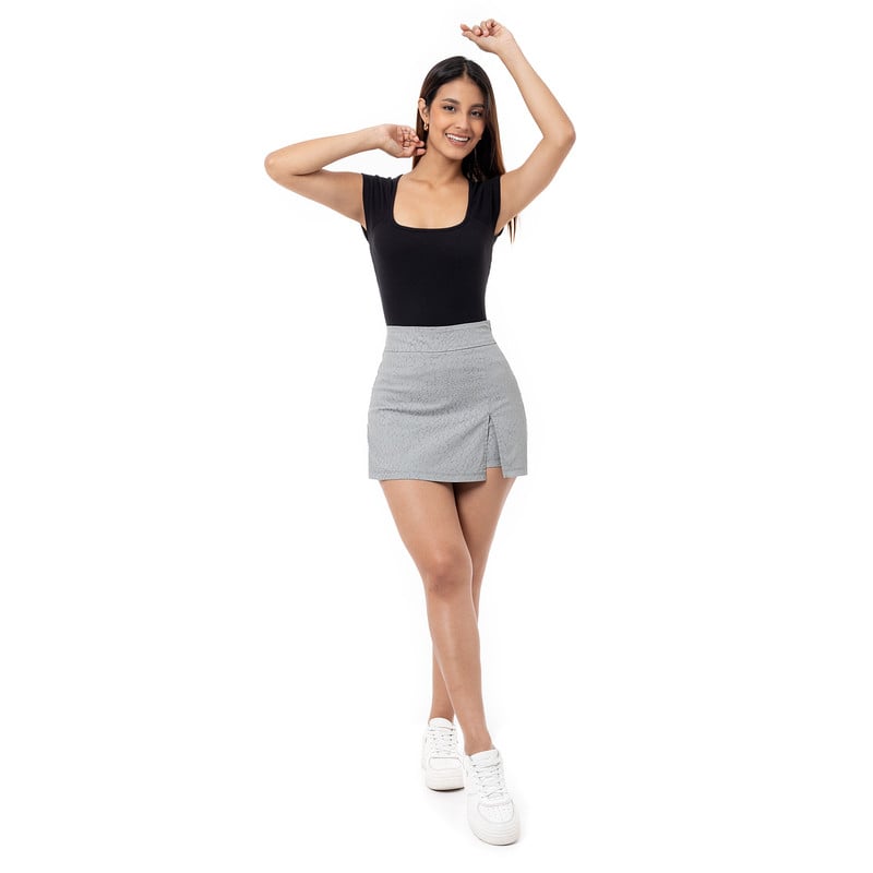 SHORTS MINI SHOR MEIERI DRILL DRILL MUJER - 1