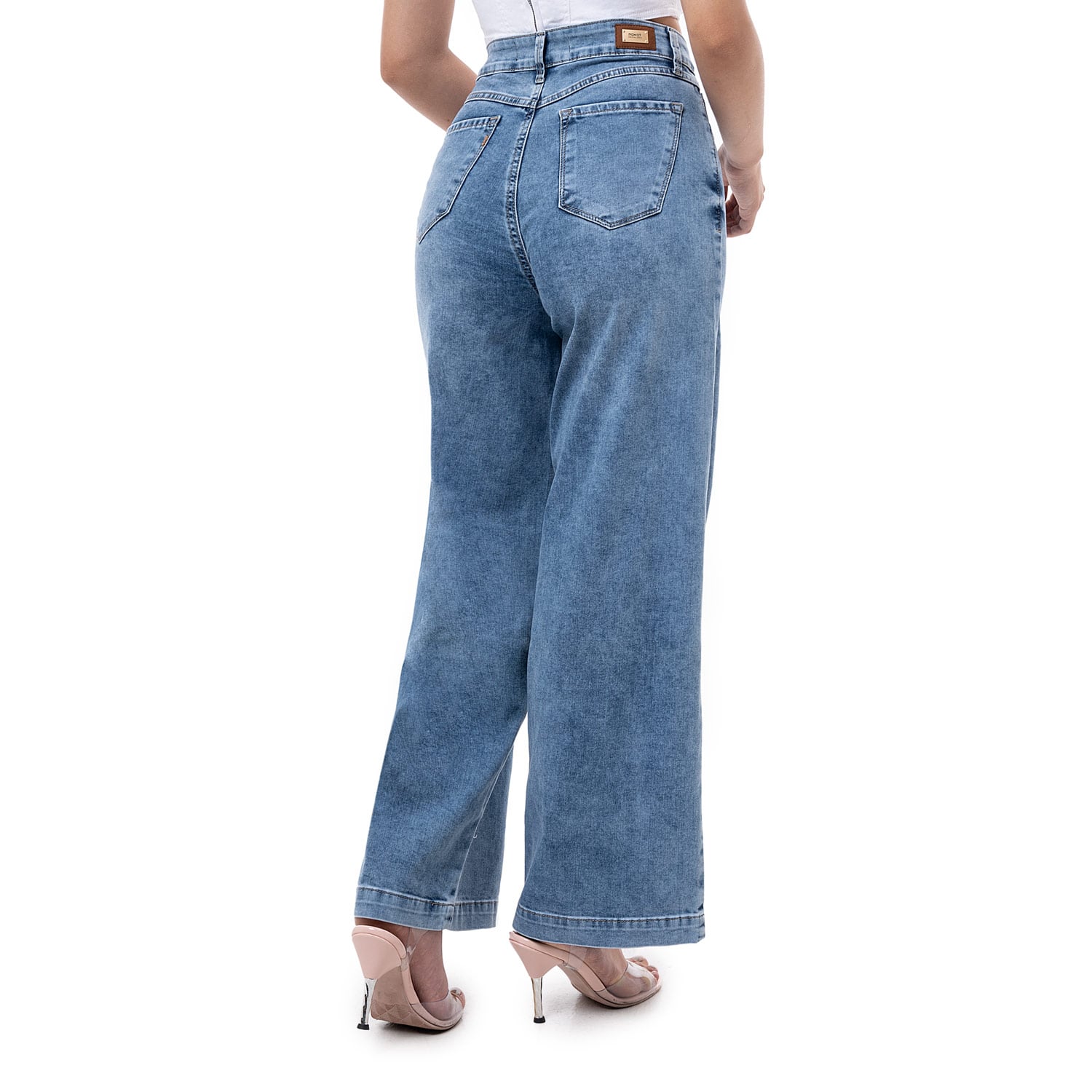 PANTALÓN JEAN DENIM STRETCH MUJER PIONIER LARAAH - 3