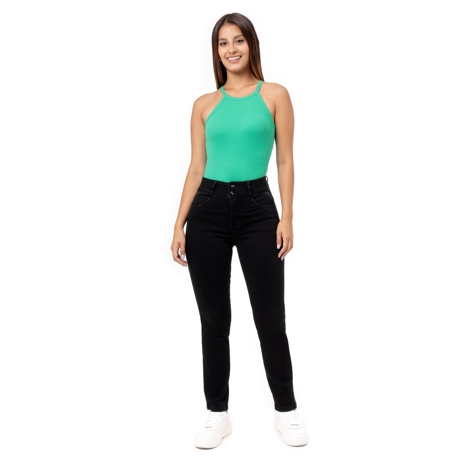 PANTALON DENIM STRETCH MUJER JHOAM - 1