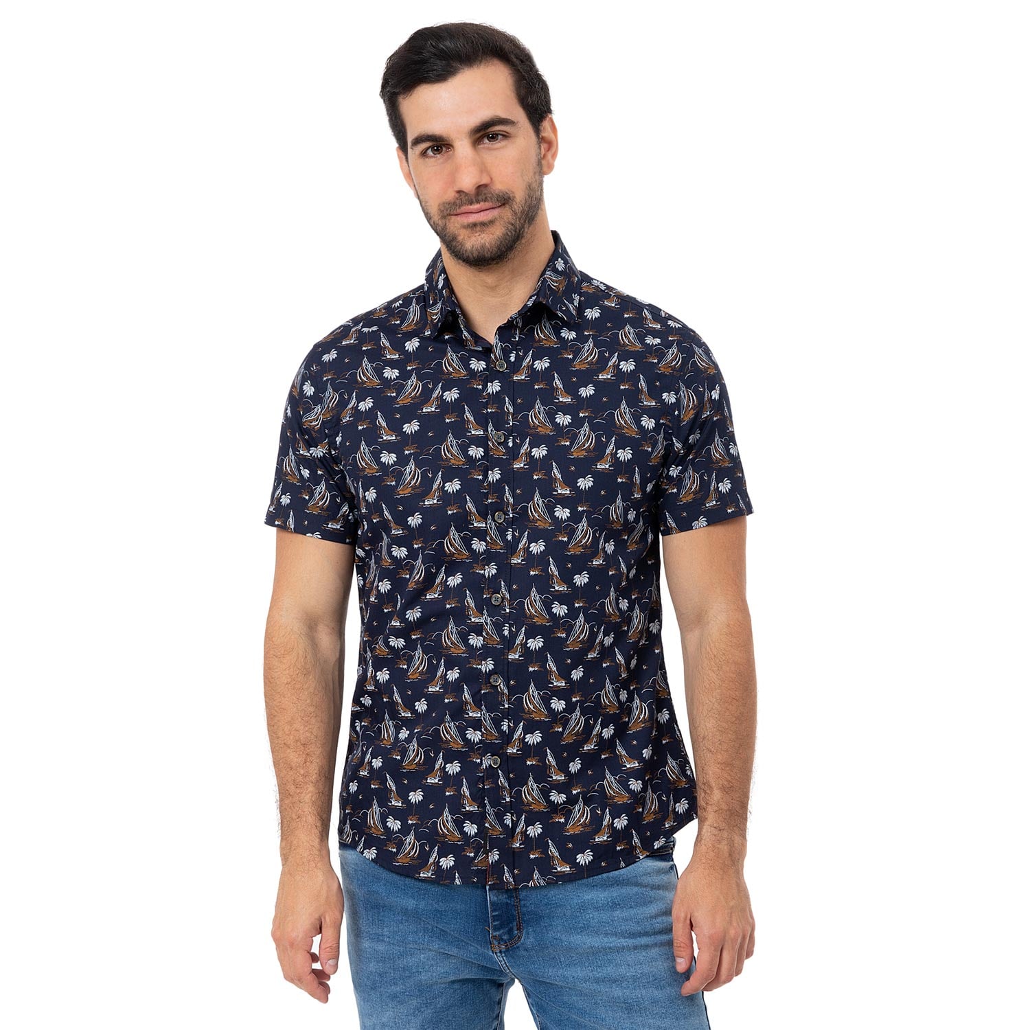 CAMISA POPELINA HOMBRE FACUHNDO - 1