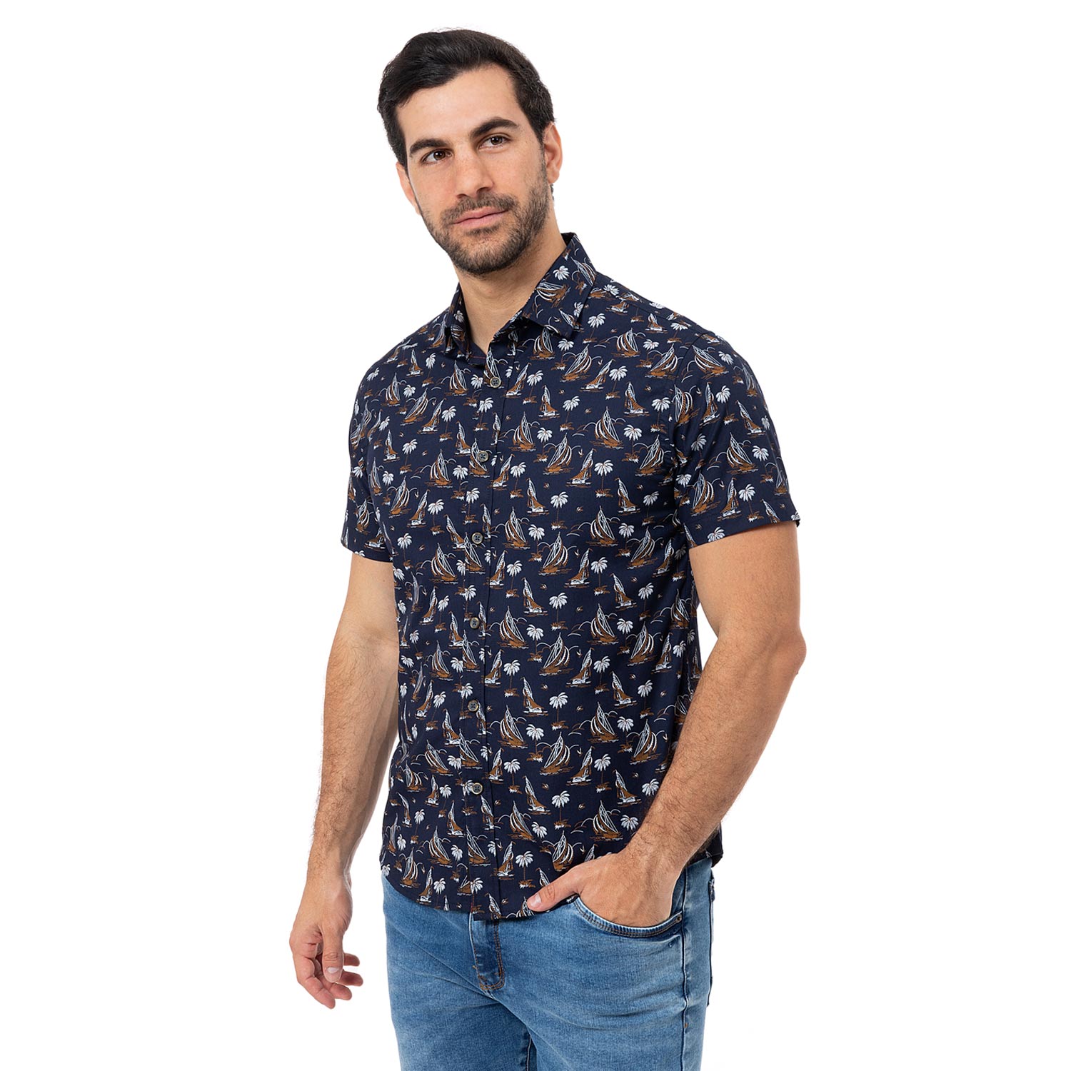 CAMISA POPELINA HOMBRE FACUHNDO - 2