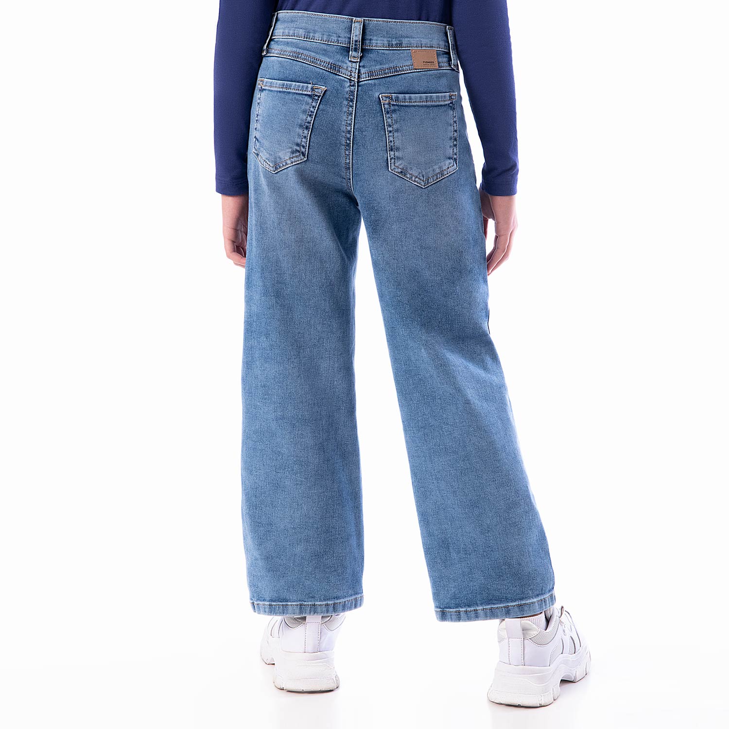 PANTALÓN NIÑA PIONIER AZUL YLDA MODA DENIM STRETCH - 2