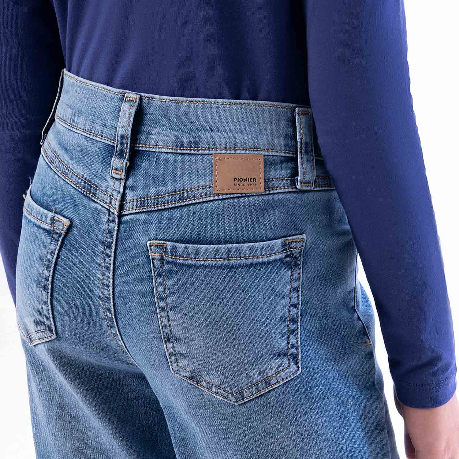 PANTALÓN NIÑA PIONIER AZUL YLDA MODA DENIM STRETCH - 4