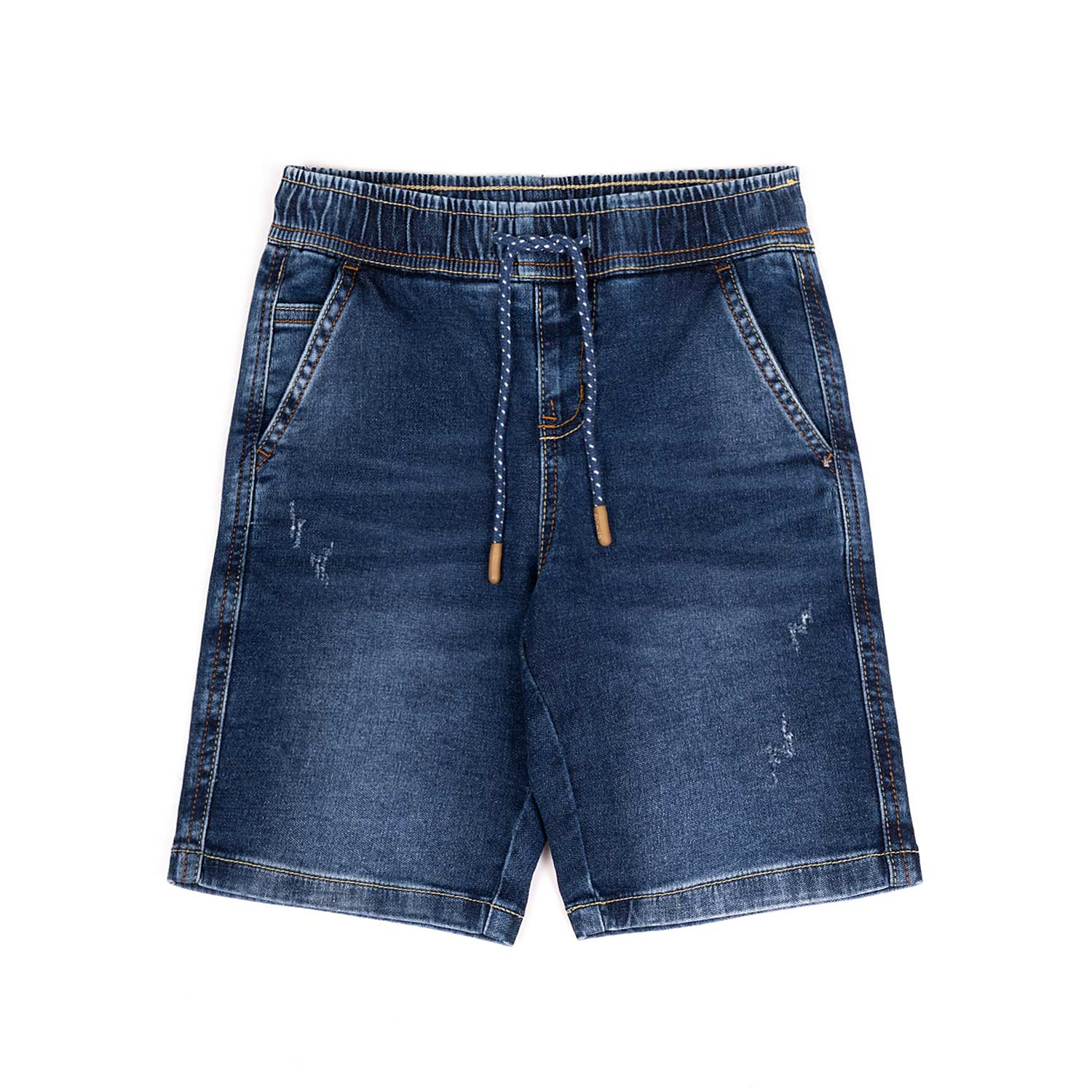 Short Bermuda En Jean Desigual Pour Garçon - Taille 7-8 Ans (130 Cm) - Ceinture élastique - Occasion Très Bon état